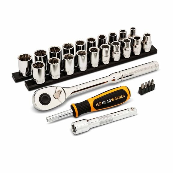 27-Piece 1/2" Drive Mechanics Tool Set image number 0