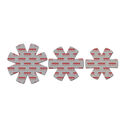 3-Piece Nonskid Pot Protectors Set image number 0