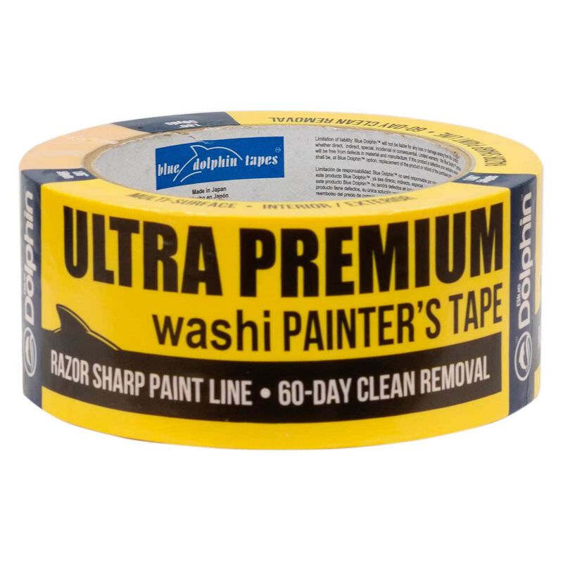 2 Ultra Premium Washi Painters Tape, Yellow by Blue Dolphin | Boat Maintenance at West Marine