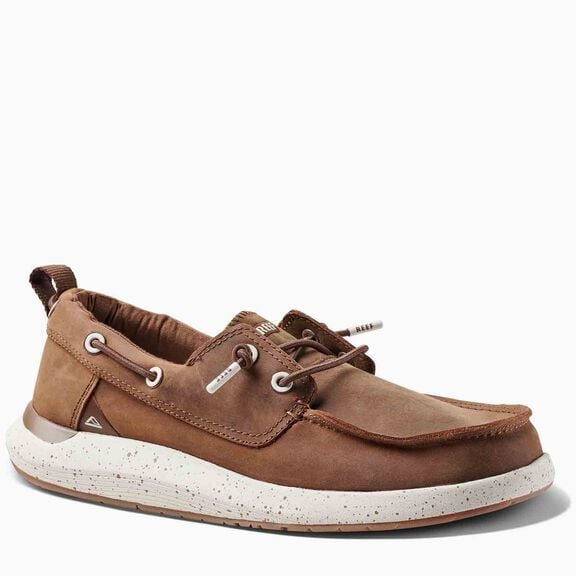 Reef Swellsole Reef Boat Shoes Reef Men SWELLSOLE PIER WHITE MESH