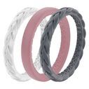 Groove Ring Stackable Serenity Silicone Ring image number 1