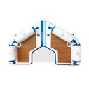 Floating C-Dock Kit 10'6" x 6'8" x 8" Inflatable Platform image number 0