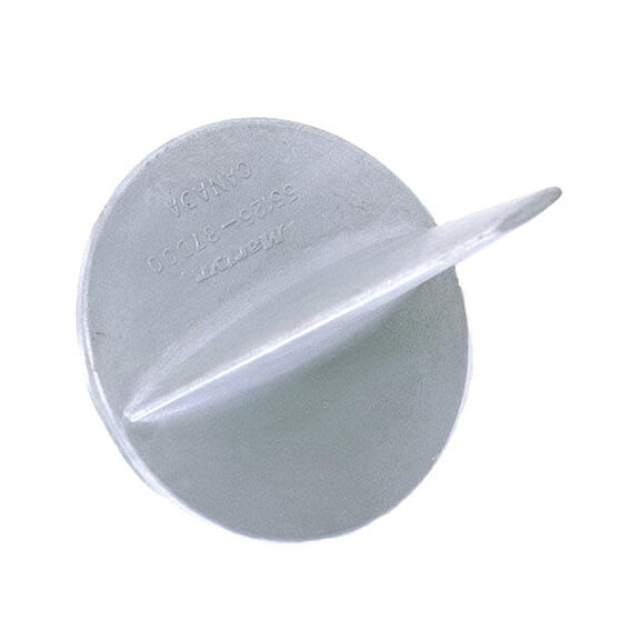 Skeg Aluminum Standard Anode for Suzuki, 3.5" x 3.3" image number 0