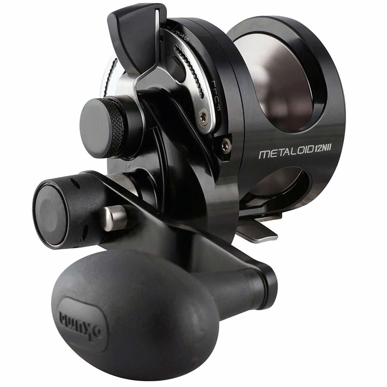 okuma50w2 ライン12号 OKUMA Metaloid M-12NII Two-Speed Lever Drag Conventional Reel