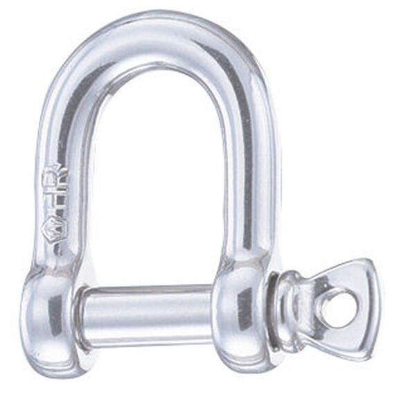 Stainless Steel High-Resistance "D" Shackle with 5/16" Pin image number 0