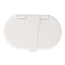 Aidack Transom Shower Hot/Cold Mixer, Warm White Cup & Lid, Small Warm White Sprayer, 10' White Rubber Hose, Chrome Aidack Handle image number 8