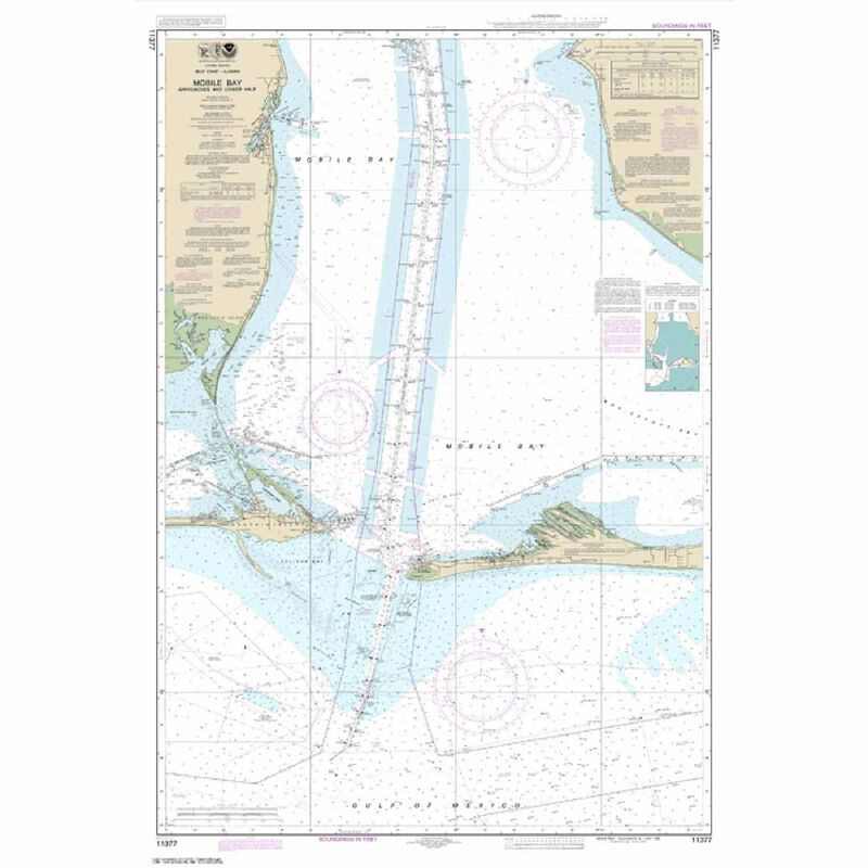 #11377 Mobile Bay Approaches & Lower Half image number 0