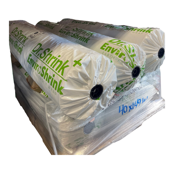 EnviroShrink Biodegradable Shrink Wrap, 17' X 350' 7MIL, White image number 1