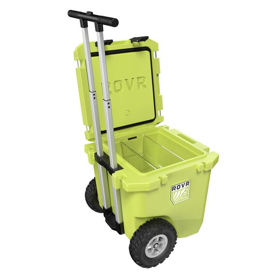 RollR 30 Quart Wheeled Hard Cooler with Telescopic Handle, Matcha image number 4