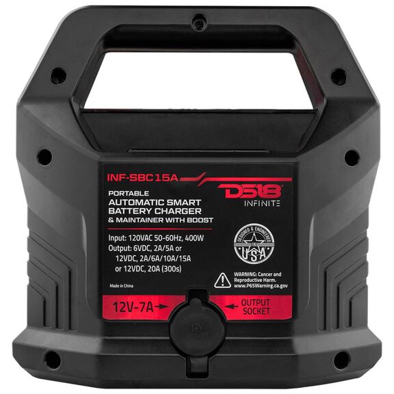 Automatic Smart Lithium and AGM Battery Charger, Maintainer and Jump Starter, 15A image number 2