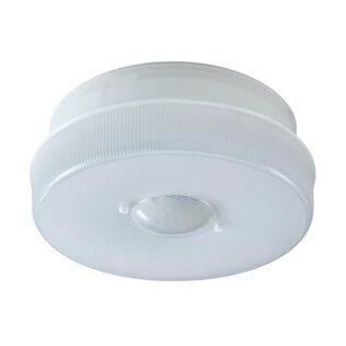 7" IQ AMERICA Battery Powered Indoor/Outdoor Motion Sensor Ceiling Light, 1150 Lumens