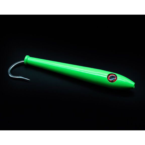 Large Aluminum 6" Tuna Stick Green image number 0