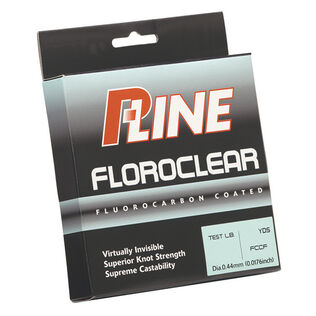 Floroclear Fluorocarbon Coated Mono Line, Fluorescent Clear/Blue, 300 yds.
