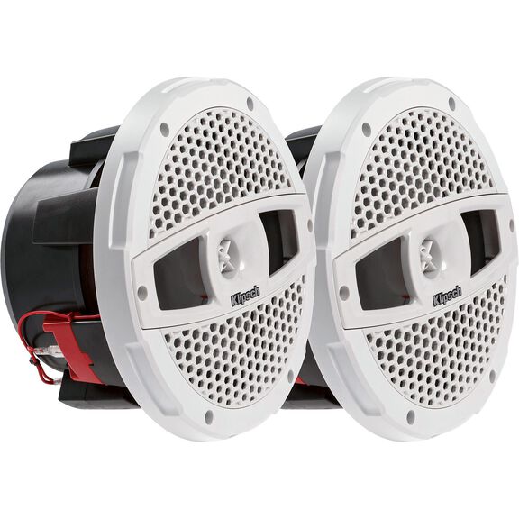 KMS850AW 8.50" Marine Coaxial Speakers with White Colored Grilles image number 6