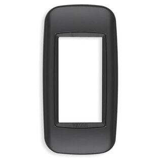 Vimar Eikon 20696.15 1-Module Round Panel Mount Cover Plate, Anthracite Matt