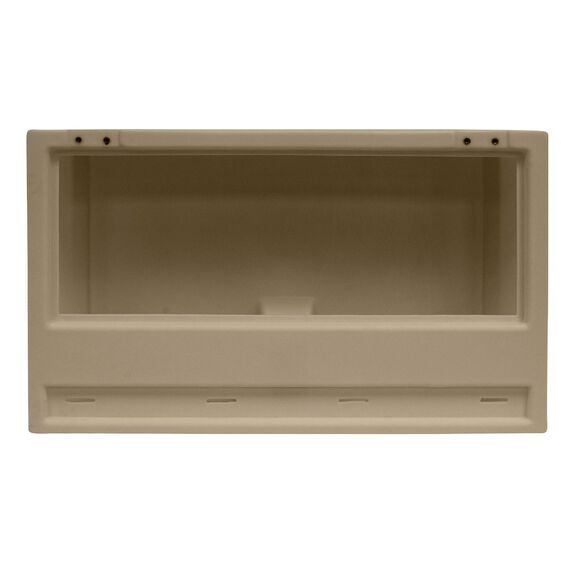 8WD100-1B-207 Deluxe Pontoon 37" Bench, Base Only, Tan image number 1
