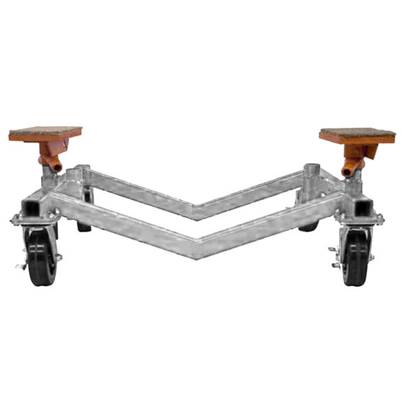15 1/2" to 21 1/2" Galvanized Adjustable Boat Dolly image number 0