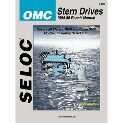 Repair Manual - OMC Stern Drive, 1964-1986, 4Cyl., V4, V6, All HP