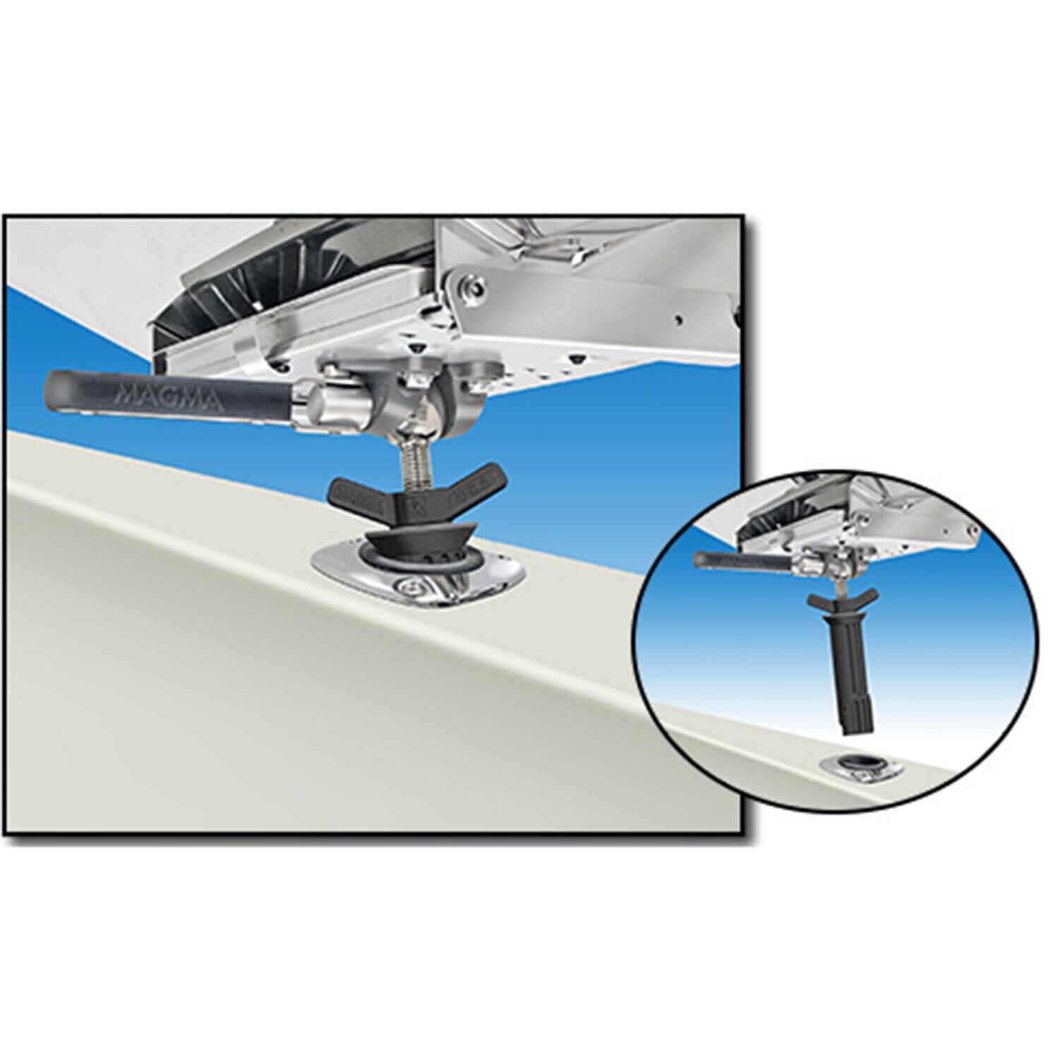 Magma Pow'rGrip/LeveLock Rod Holder Mount - Thumbnail 2