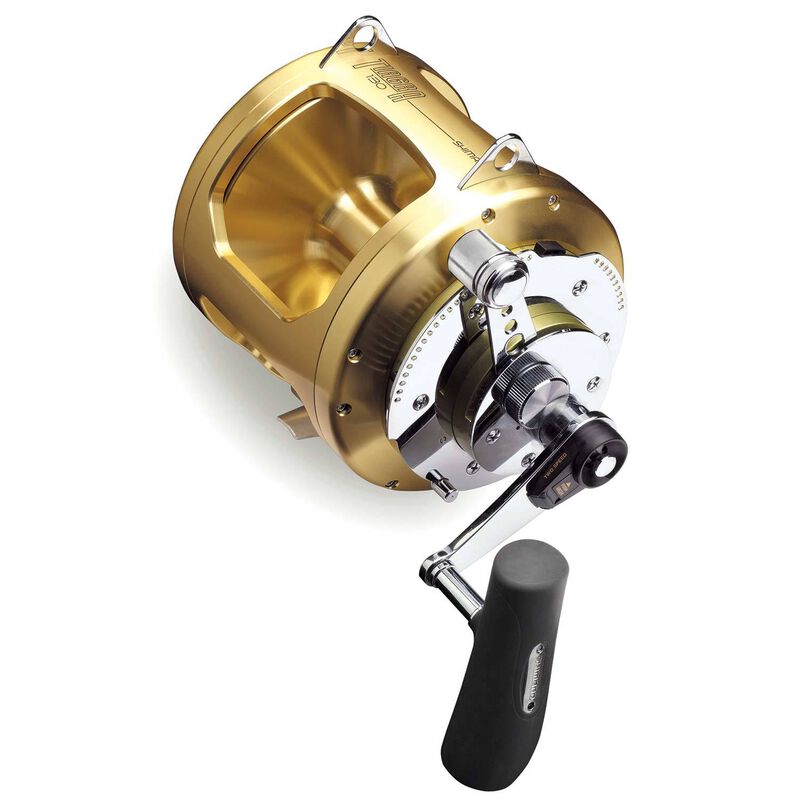 SHIMANO Tiagra A TI130A Big Game Two-Speed Conventional Reel, 39 Line  Speed