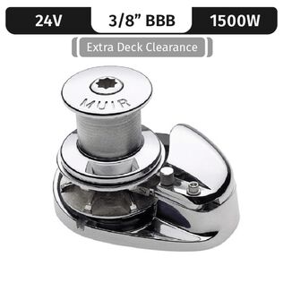 Muir Storm 2200 Capstan Windlass Low-Profile, 3/8" BBB, 24V DC, 1500W