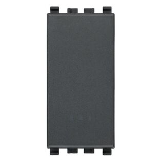 Vimar Eikon 1P 20AX 2-Way Switch, Lightable, Replaceable Button, Grey