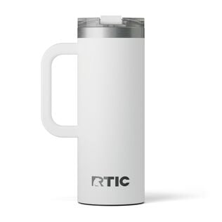 20 oz. Ceramic Lined Insulated Road Trip Travel Mug, Leak-Resistant Lid