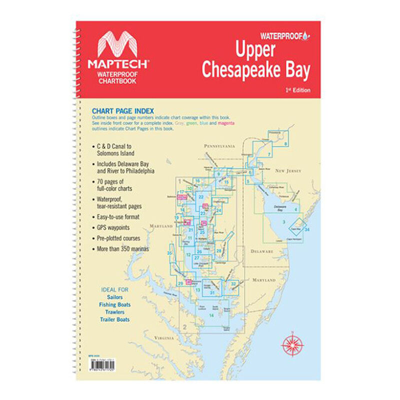 Waterproof Chartbook, Upper Chesapeake Bay image number 0