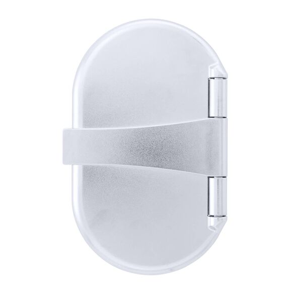 Trinidad Transom Shower Cold Only, Chrome Cup & Lid, Hammer-Head Arctic White Sprayer, 6' White Rubber Hose, Chrome Trinidad Handle image number 9