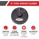 Universal 15? Pressure Washer Surface Cleaner image number 1