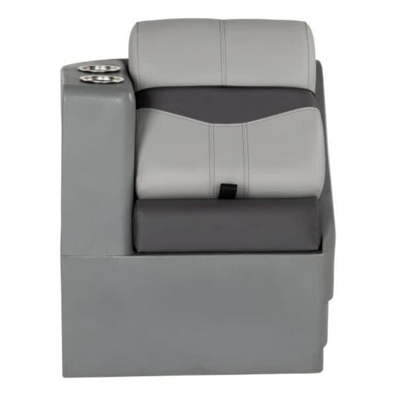 Rockport 17" Left Add-On Pontoon Chaise, River Rock image number 0