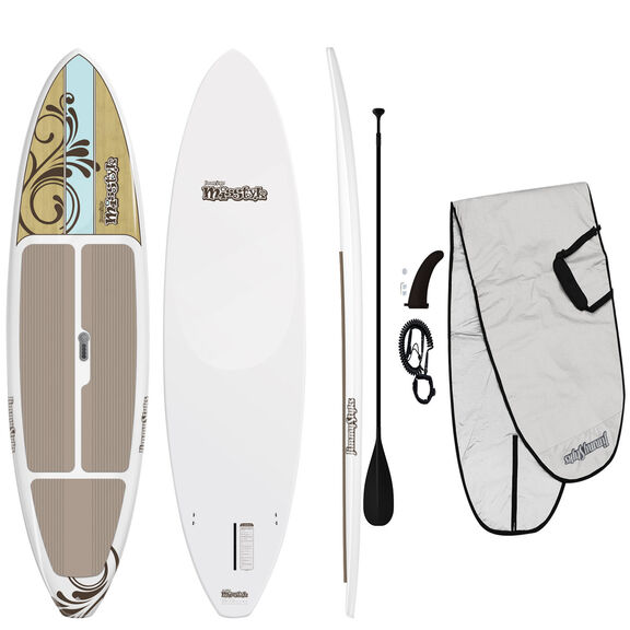 10' Misstyk Stand-Up Paddleboard Package&mdash;Bamboo image number 0