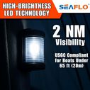 SEAFLO Mini White Masthead Navigation Light Black image number 8