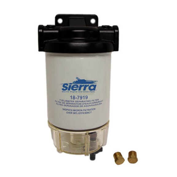18-7937-1 AquaVue Bowl Stainless Steel Fuel Filter/Water Separator, 10 Micron image number 0