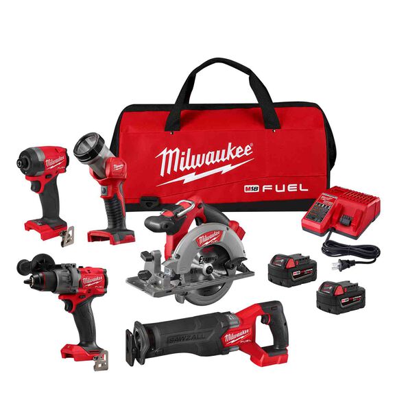 M18 FUEL&trade; 5-Tool Combo Kit image number 0