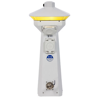 Hatteras Power Pedestal 30/20A with Single Water Valve
