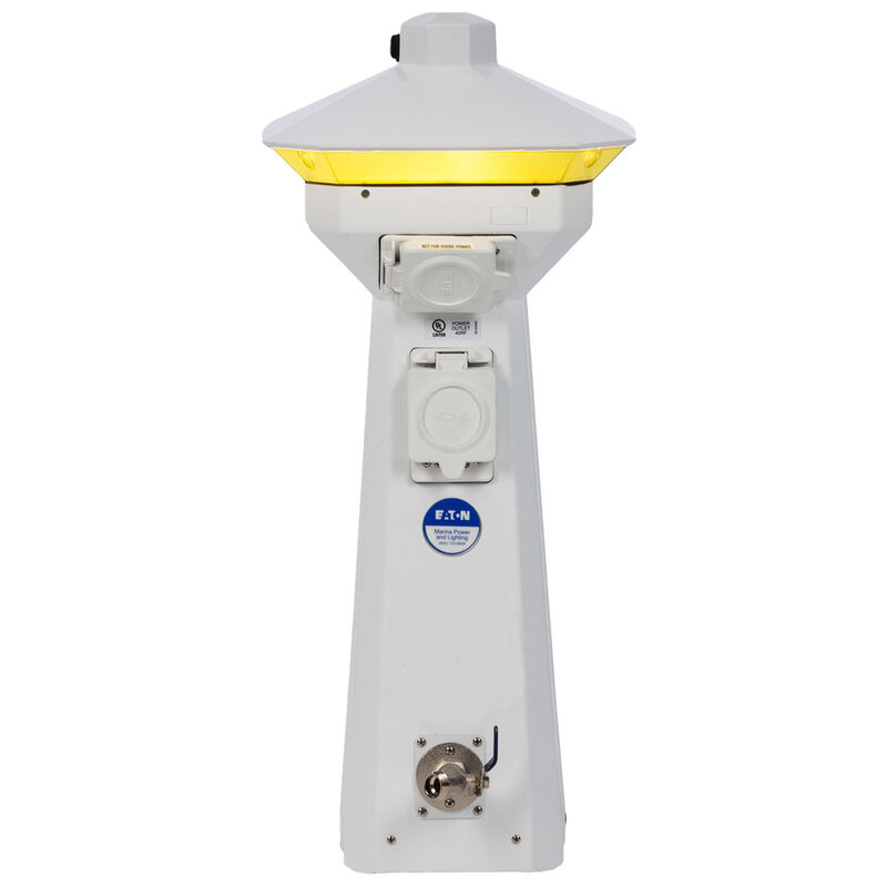 Hatteras Power Pedestal 30/20A with Single Water Valve image number null