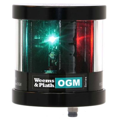 OGM Series LX Collection Mast Mount LED Tri-Color Navigation Light with Strobe