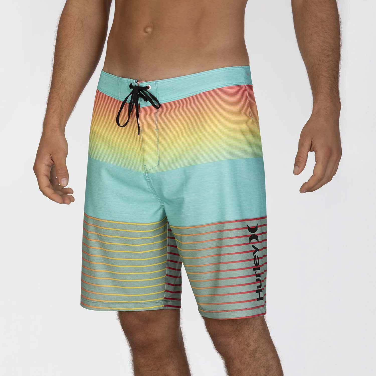 36" H Phantom Swimwear Mens Bermuda Shorts Spandex Beach Pants Surf Board Shorts 
