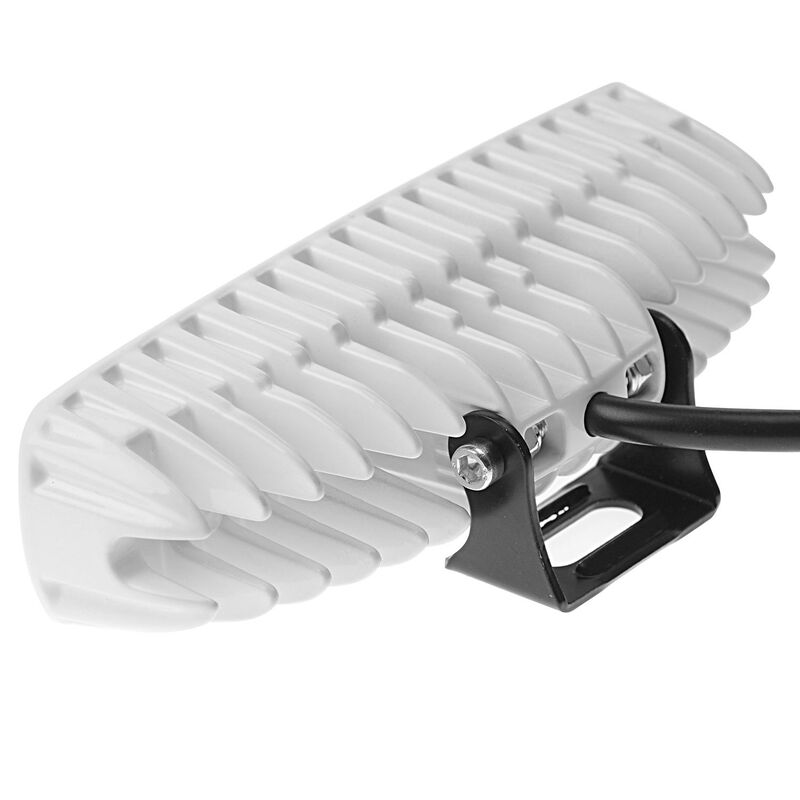 Six LED Aluminum Spreader/Docking Light with Stainless Steel Bracket, White image number 1