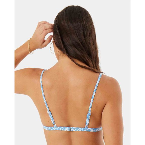 Women's Tile Tranquility Fixed Triangle Bikini Top image number 2