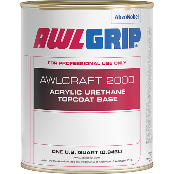 Awlcraft 2000 Acrylic-Urethane High-Gloss Topcoat, Kingston Gray, Quart image number 0
