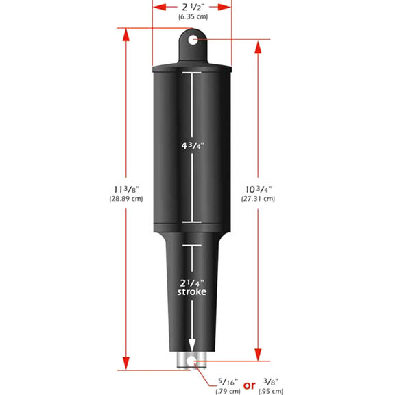 Replacement 101XD Actuator - 24 Volt - 3/8" Hardware image number 0