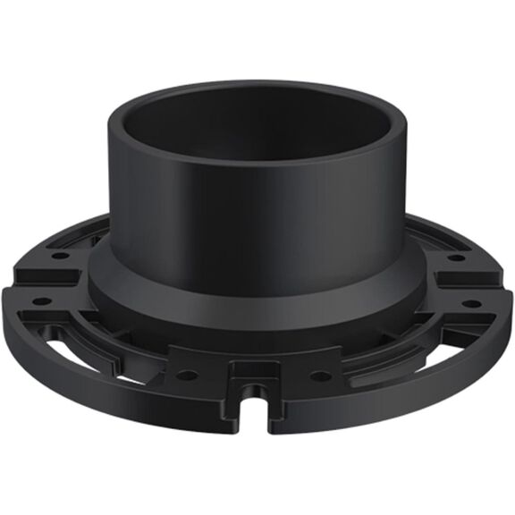 SEAFLO Universal Replacement RV Toilet 3" Floor Flange, Black image number 1