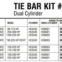 Twin Engine Tie Bar Kits image number 2