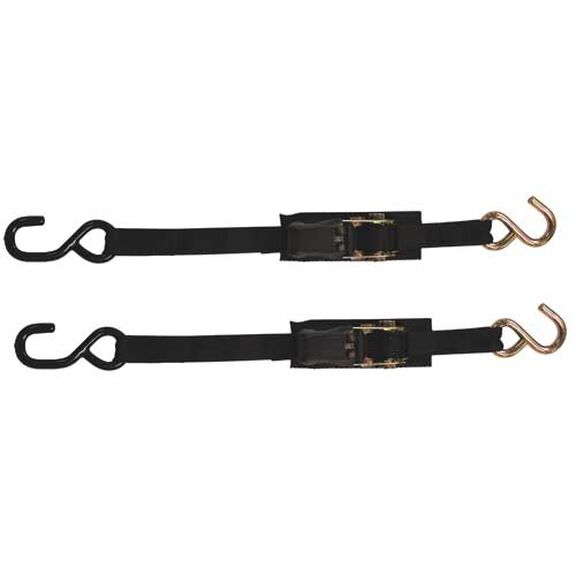 1" x 4' Ratchet Transom Tie-Down, 1 Pair image number 0