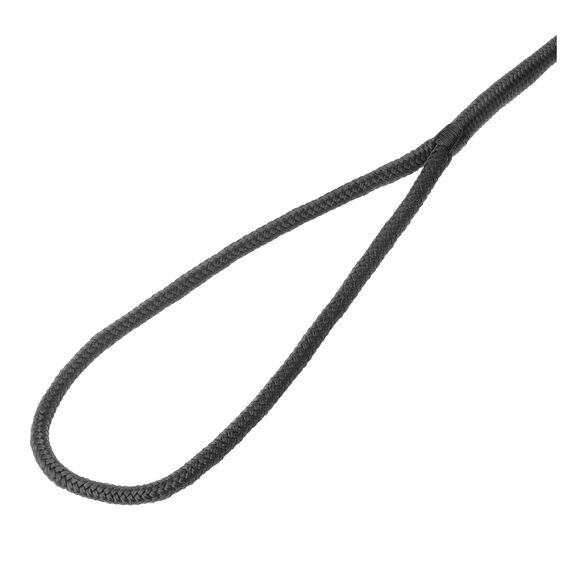 1/2" x 15' Dock Line, Premium Double Braid, Black image number 1