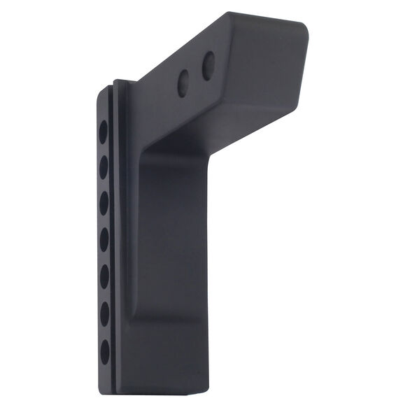 Blackout Series 8,000 lbs/10,000 lbs Adjustable Drop Hitch, 2" & 2-5/16" Ball, 0-6" Drop image number 2