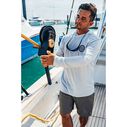 Men's Ocean Bound UPF Solid Hooded Shirt image number 6