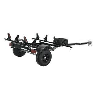 MicroSport Off-Road LowBed 2 Kayak Trailer Package (2 Saddle Up Pro & Spare Tire)
